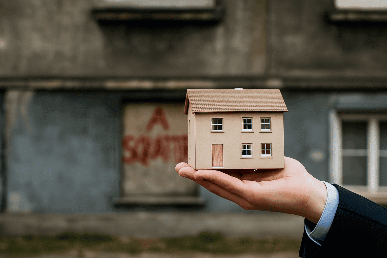 Visite d’un appartement squatté en vue d’un achat immobilier à prix réduit